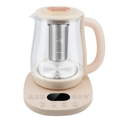Smart Multifunctional Electric Kettle - Health Pot Home 1.8L Glass Boiling Teapot with Multiple Cooking Modes