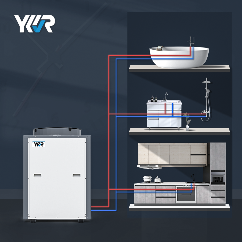 YKR Hot Selling heatpump Large Commercial Heating Cooling