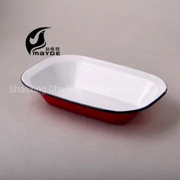 Rectangle Enamelware Dishes Supplier