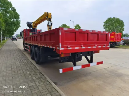 12 tons 6x4 Dongfeng Truck mounted Crane