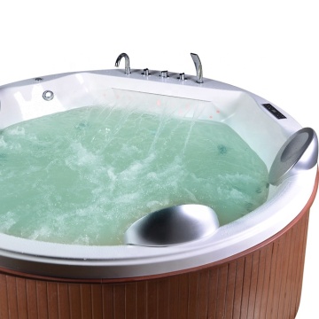 PTB Multi-Person Whirlpool Acrylic Automatic Massage Bathtub