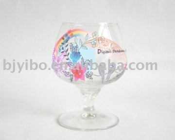 Brandy snifters with logo