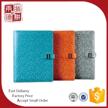 cheap Custom A5 hardcover PU leather journal diary notebook
