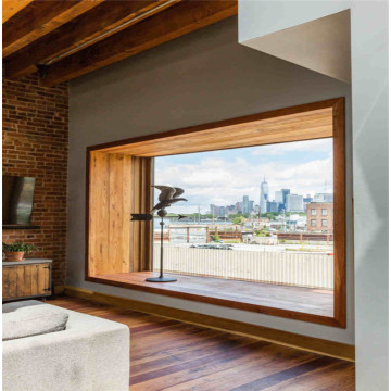 Fixed glass casement window with different design