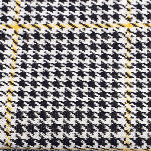 Customized Knitted Plaid Polyester Jacquard Fabric