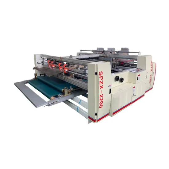 Two-Piece Paper Carton Box Board Folder Gluer Machine
