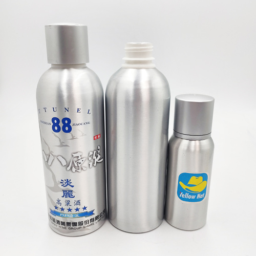 Aluminum Bottles For Food And Health Products Aluminum Beverage Wine Vodka Bottle Manufactory