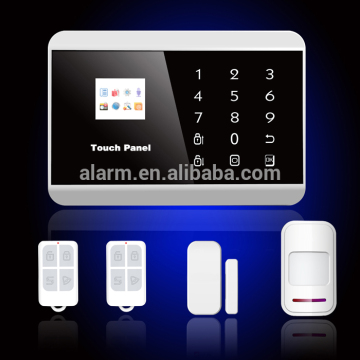 APP gsm intruder alarm system touch screen alarm intruder
