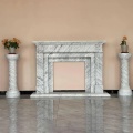 Hand Carved Marble Fireplace Surround for Custom Orders