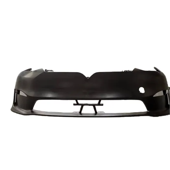 Black Front Bumper for Tesla 2023 Model S - 1750101-S0-C