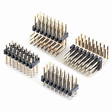 Tin-plated/Gold Finish Female Headers for Connectors, SGS Approvals
