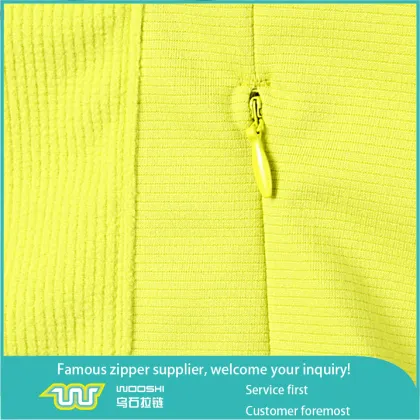 Fashion dress invisible zipper yellow skirt decorative invisible zippers