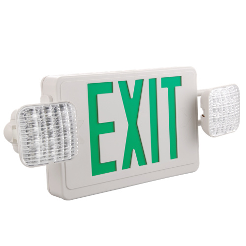 Combo LED Emergency Exit Sign Light