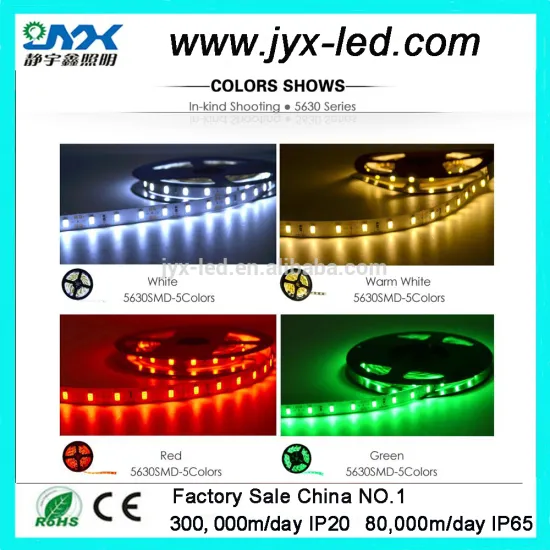 Best sale 2000lm/m CRI80Ra homogeneous warm white tones 2700K SSC 5630 LED strip,