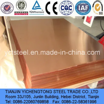 Copper Sheets Bright Copper Plate