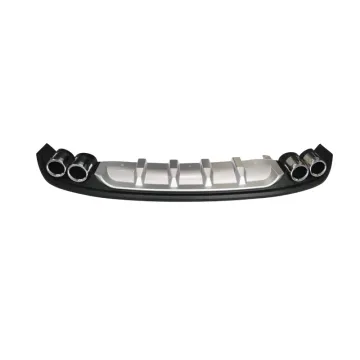 Silver Black Car Body Kit Parts - Rear Lip Spoiler Diffuser for Hyundai Elantra 2016-2018