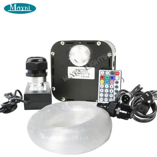 50W DMX Fiber Optic Ceiling Stars Light Kit with RGBW Engine (800-1250 Points)