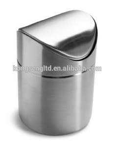 Minni Stainless Steel desktop trash can