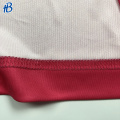 빨간 셔츠 밝은 흰색 패턴 커스텀 폴로 셔츠