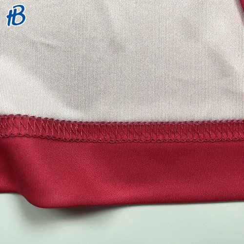 Red Shirt Bright White Patterns Custom Polo Shirt