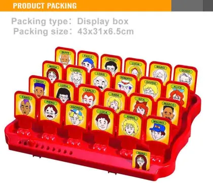 Children Chess Toy Game guess who game