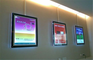 Super Bright Black Dynamic Led Light Box Flashing Visual Advertising Display