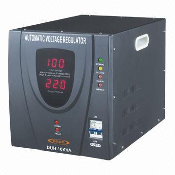 CE, RoHS Automatic Voltage Regulator AVR 10KVA with Output and Input Digital Display