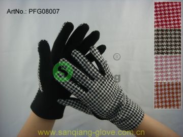 women's winter wool/acrylic knitted warm working gloves