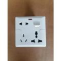 household electrical wall light switch socket 1gang 8pin