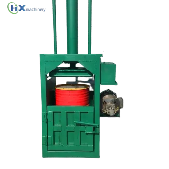 Vertical Hydraulic Baler Press Machine for Aluminium Cans (200kg)