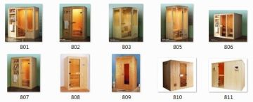 Customized Traditional Sauna Cabins , Square Cedar Sauna For Commercial Use