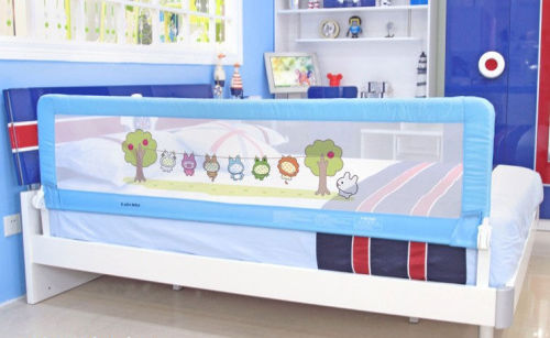 Safety Folding Child Bed Rails Bed Guard Rail For Toddlers , 180*58cm