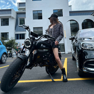 Motosikal Elektrik Bersertifikat EEC untuk lawatan dewasa - kelajuan 78km/j