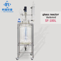 Industrial Double Layer Continuous Stirrer Jacketed Glass Reactor