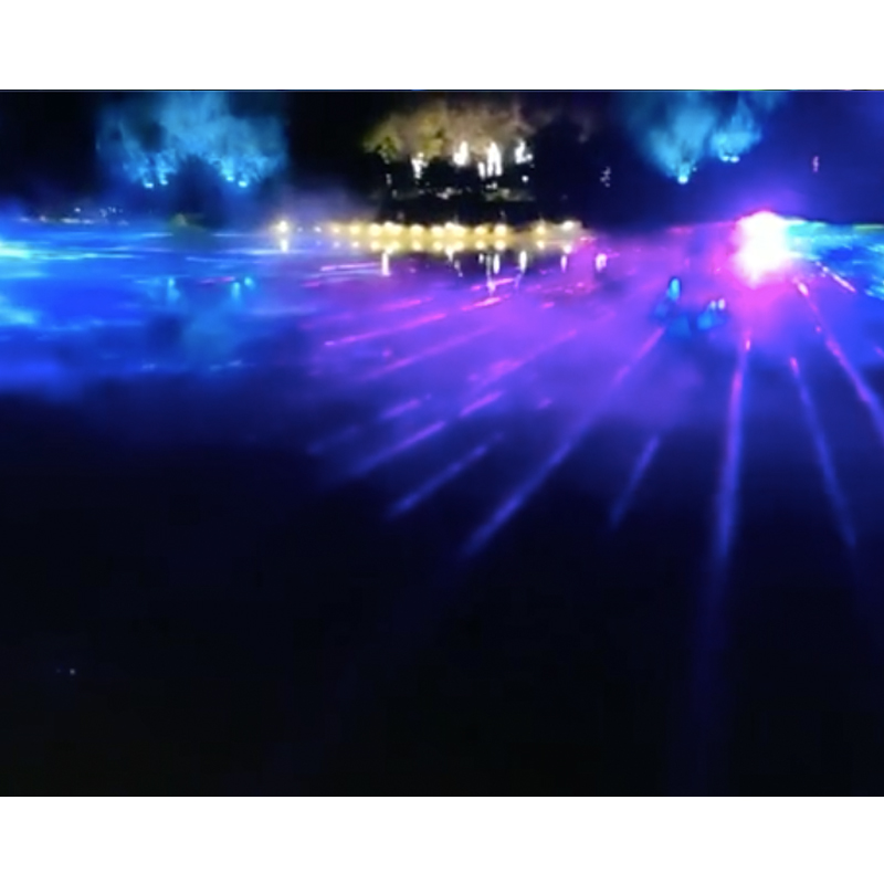 Custom Cold Fog And Laser Fountain Jpg