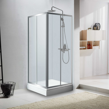Hot Sale Simple Shower Enclosure Sliding Glass Shower Room Cabin