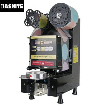 Electric Cup Sealer Machine for 89/90/95mm Cups - Automatic Commercial Stainless Steel Sealing Machine