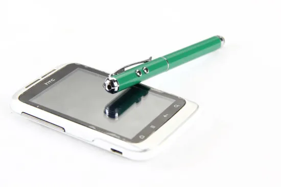 3in1 stylus touch pen with LED light and laser for iPhone/iPad