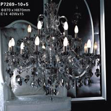 2013 Luxury black Crystal Chandelier Lighting