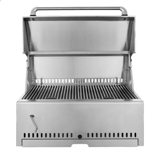 533 Square Inch Cooking Area 304 Stainless Steel Sandblasting Surface Treatment Charcoal Grill