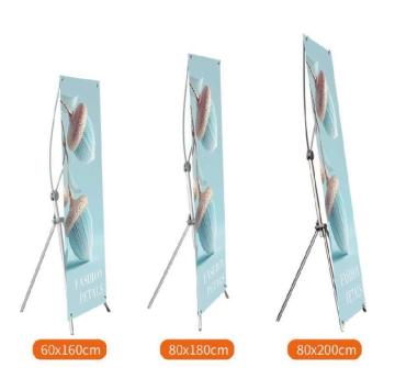 Aluminum X Stand display