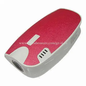 Mobile Phone Battery with 5,600mAh Capacity, Leather Outer Layer, Strong Flashlight Function
