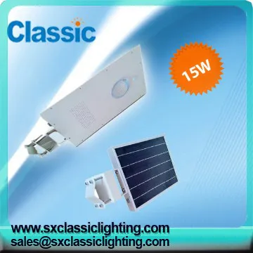 The integration of solar street light 15w