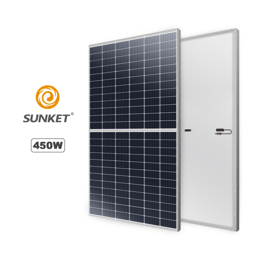 Sunket 450W 하프 셀 태양 전지판 PV 모듈