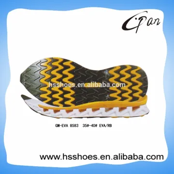 Eva and rubber sole for women sport shoes