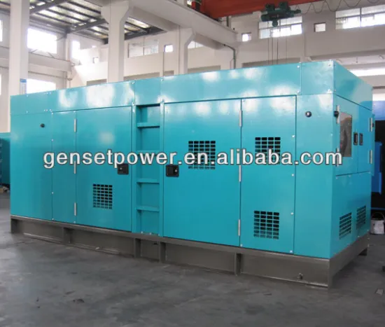 60kw to 550kw Doosan Soundproof Power Generator