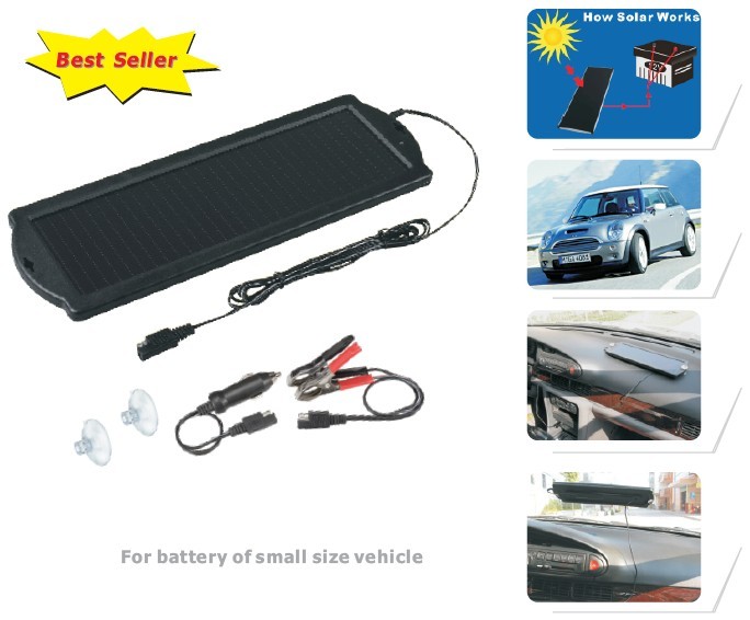 1.5W Solar Powered Car Trickle Charger
