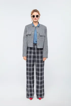 Women Cropped fashion Suit