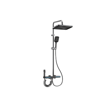 Rainfall Digital Display Shower Set with Storage Table