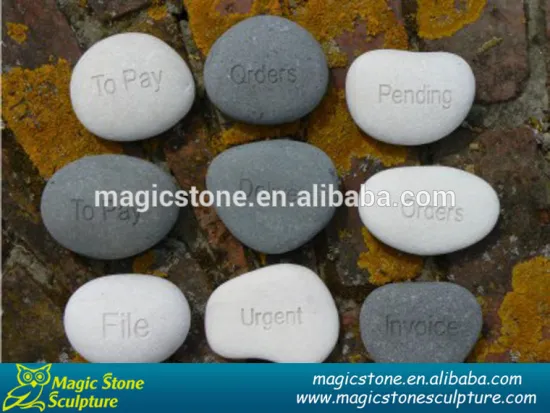 Popular engraved inspirational worry stone